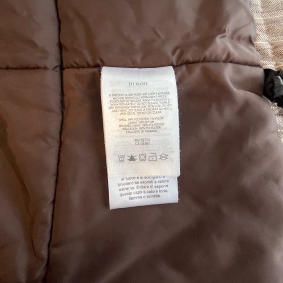 SOLD: Columbia Brown Striped Omni-Tech Ski and Snowboarding Jacket Hooded M - Picture 8 of 11